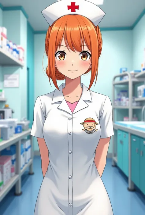 Nami as a nurse 