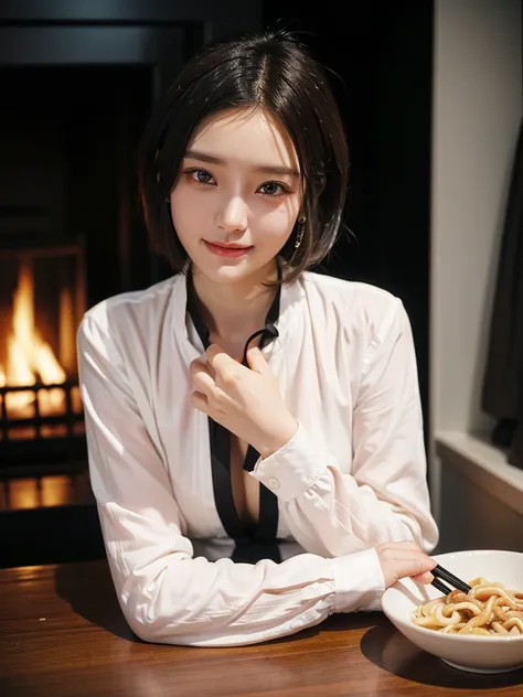 ( beautiful 21-year-old Japanese girl ), ( small chest:1.5),(solo, 1 GIRL, Textured Skin,  detailed skin, high detail,  best quality ,  more details,  surrealism , RAW photos ,Photographicism, professional writing),(( black hair,  dark eyes, natural makeup...