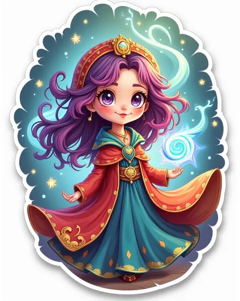 Sticker little sorceress
