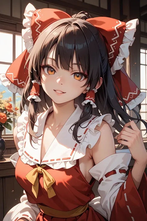 Hakurei Reimu's boobs