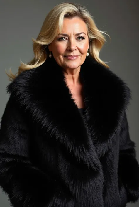 Marine le pen fur coat she is nice