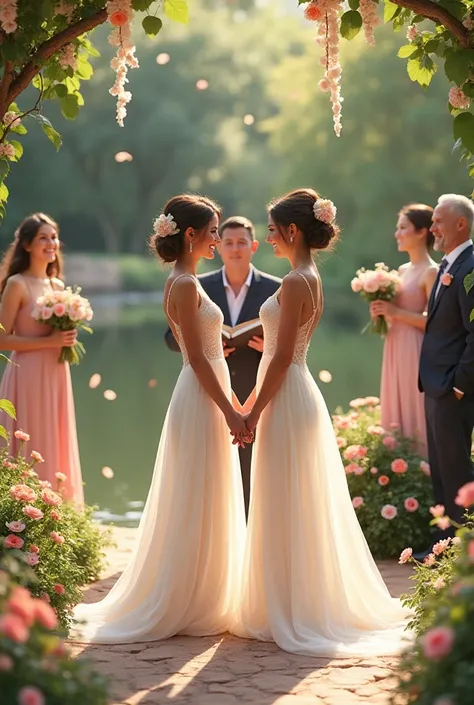 A lesbian wedding 