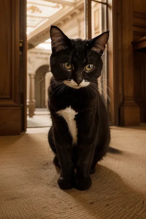 Cats work overtime in stately buildings