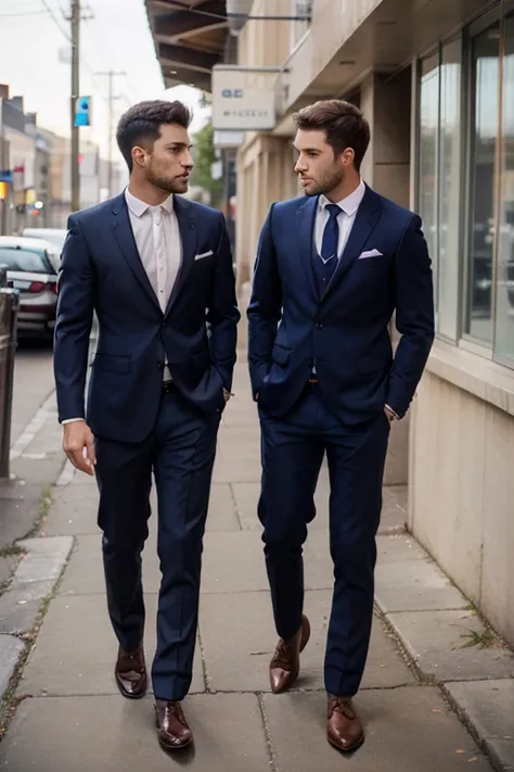 Two well-dressed men 