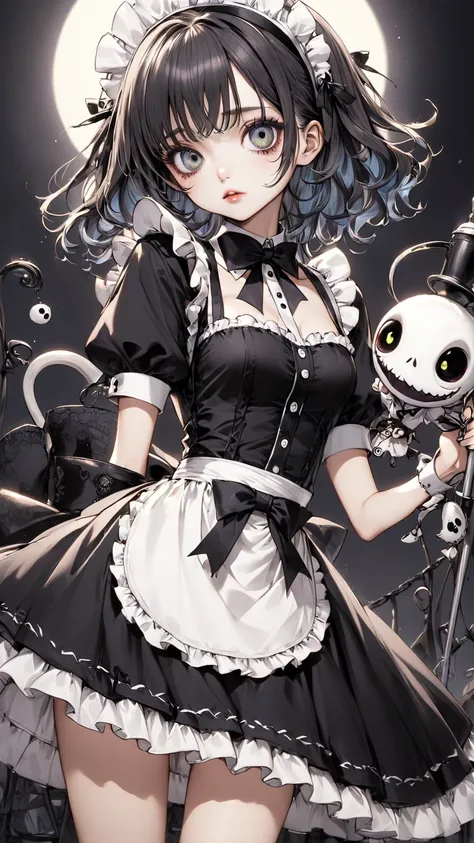    Tim Burton style、Maid、