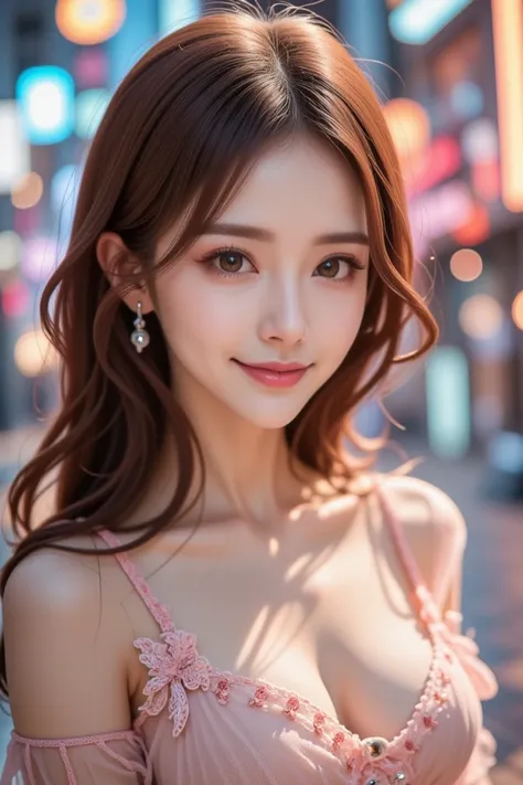  Beautiful Virtual Idols  ,  Detailed Digital Avatars  ,  Bright Holographic Figure , Clear Glowing Skin  ,  detailed facial features from genitals ,  charming smile , Delicate expression,  I wear long, flowing hair ,  Elegant Poses  ,  Surreal Futuristic ...