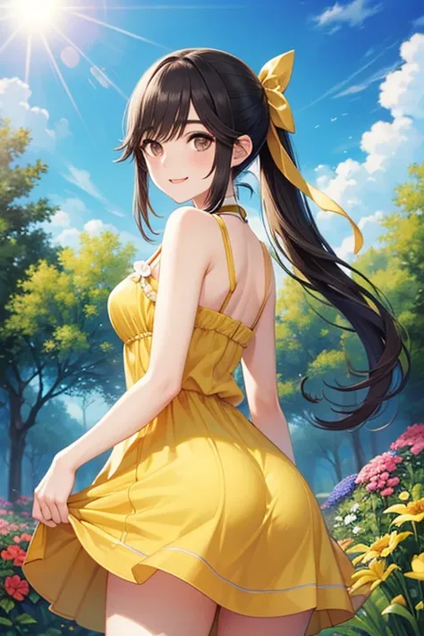 Takane Manaka, shiny brown long hair, beautiful brown eyes, smiling face, sparkling pupils, (fine grain), highly detailed eyes, highly detailed face, highly detailed eyes,, (masterpiece:1.2, best quality), 1 girl, cowboy shot,, 


cowboy shot,



( masterp...