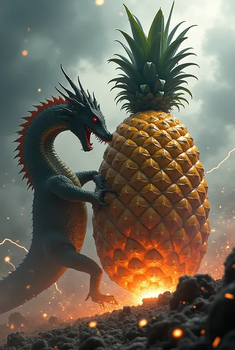 Dragon and pineapple of war