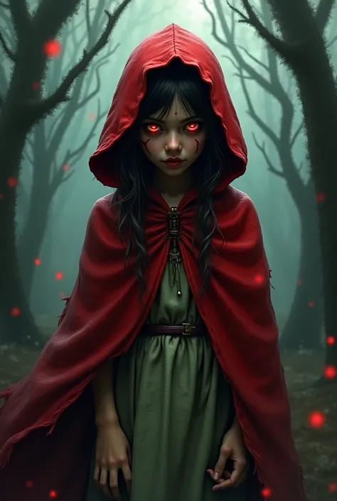 Little Red Riding Hood being the wicked one in the story 