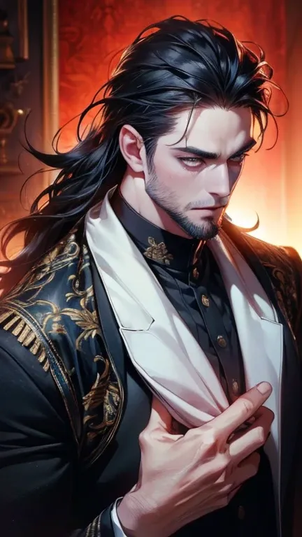 (          league player    ,4K,8k,       highres,       Masterpiece :1.2),       ultra-detailed   ,( realistic,photo realistic,photo- realistic:1.37),36-year-old man,3 day beard,Beautiful anime,Portraits,strong,Masculine,        with black hair  ,sharp ja...