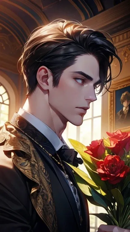 (          league player    ,4K,8k,       highres,       Masterpiece :1.2),       ultra-detailed   ,( realistically,photo realistically,photo- realistically:1.37),36-year-old man,3 day beard,Beautiful anime,Portraits,strong,Masculine,        with black hai...