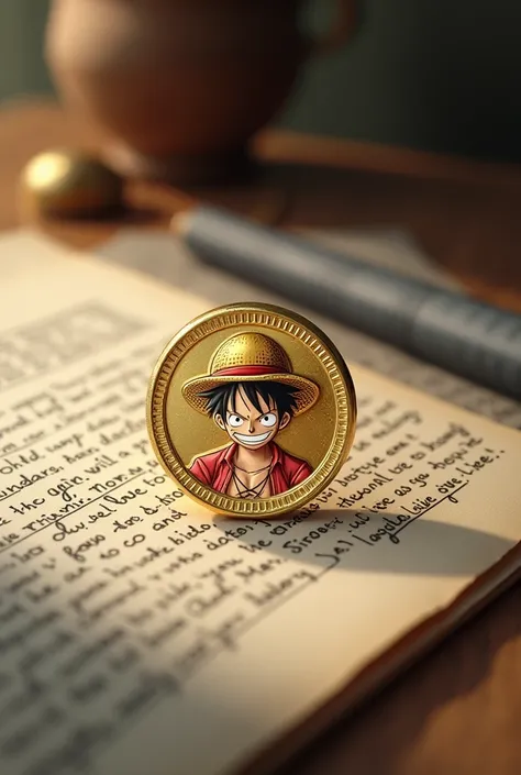 Should be more realistic down of a letter should be written Luffy coin