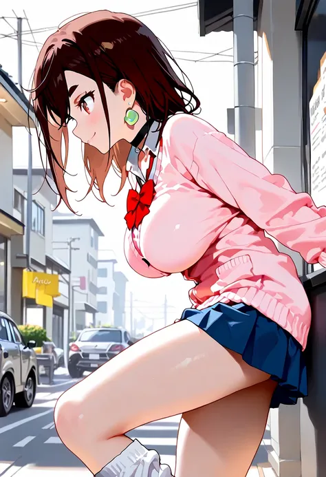 nsfw,  thick eyebrows、  one girl 、 so much fun,  Masterpiece,  top quality,  latest,  high res, Ridiculous , (8k,  Masterpiece,  extremely detailed,  top quality,  Professional Lighting,  high res), (  break , Ayase Momo,  beautiful and adorable girls ,  b...