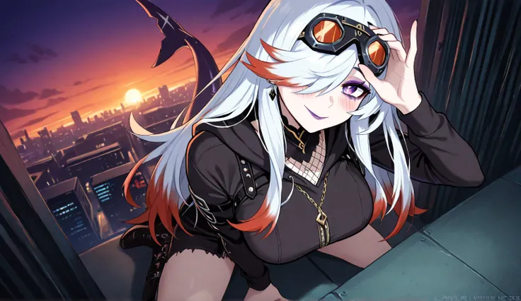 and two eyeglass lenses sewn into the white mask on the hood, a detailed painting of Jin Homura, pixiv, what is that?, highly detailed face , ( ( extreme details ) ), biomechanical oppai, but the armor covers your face , , Ayaka Genshin impact, azure lane ...