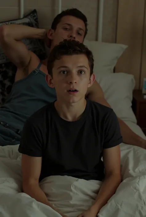 lying in bed with a sweats in his face look terror and fear , 1PENIS, shy, father with penis fuck the YOUNG BOY , family, naturists , freckles, in public bathhouse, make love, film photo, sex, cum, , , HOT Small boy sex with dad, , ,photorealistic, skinny ...