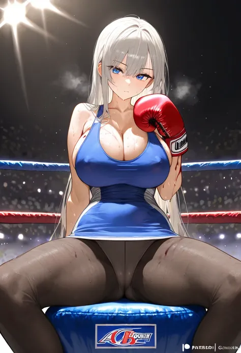 A boxing girl ，Slim, best open cut sports dress,  real boxing gloves ,  Ultra HD, Retina,  masterpiece, Curation,  is anatomically correct,  textured skin,  super detailed,  height details, high quality, best quality,  high resolution, 4K, quality, Arrogan...