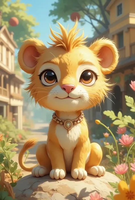 lion 、 cute、 chibi、