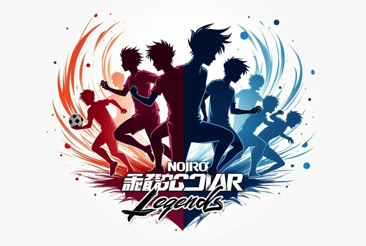 Make me a logo of the anime Nojiro soccer drive legends generated by Artificial AI.