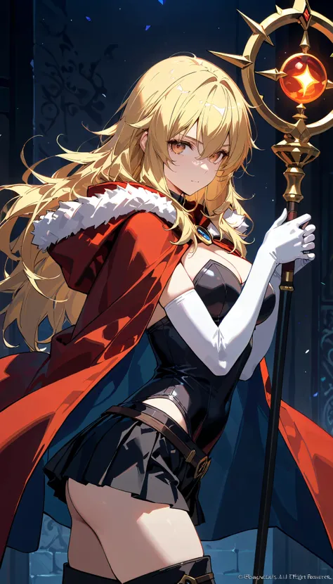 (artist:OKAZU:1.10), (artist:hiten:0.51), artist:WANKE, (artist:ciloranko:0.55), (Gina, Solo Leveling character), (masterpiece: 1.2), (best_quality: 1.0), (solo: 1.4), 1woman, 35 years old, (strict facial features), ((upper body, half body: 1,4)), ((ultra ...