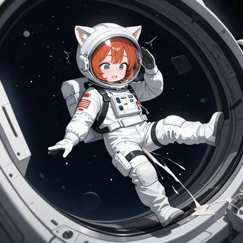 Adorable,loli,astronaut,spacesuit,space_helmet,gloves,fullbody,1girl,wolf_girl,orgasm