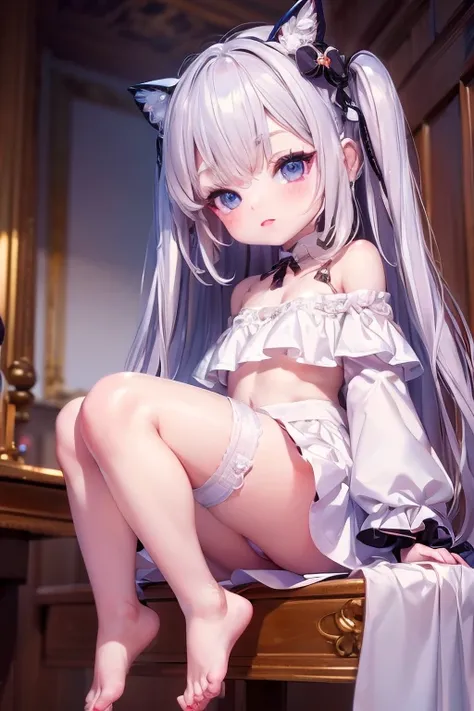 ((petit little, ultra cute loli bishojo)), (porcelain skin, (gradient eyes), delicate facial features:1.3), (petit, ultra cute loli, 2girls)), (ultra cute loli face:1.3), ((masterpiece)), ((best quality)), ((ultra detailed)), ((exquisite)), ((depth)), ((cr...