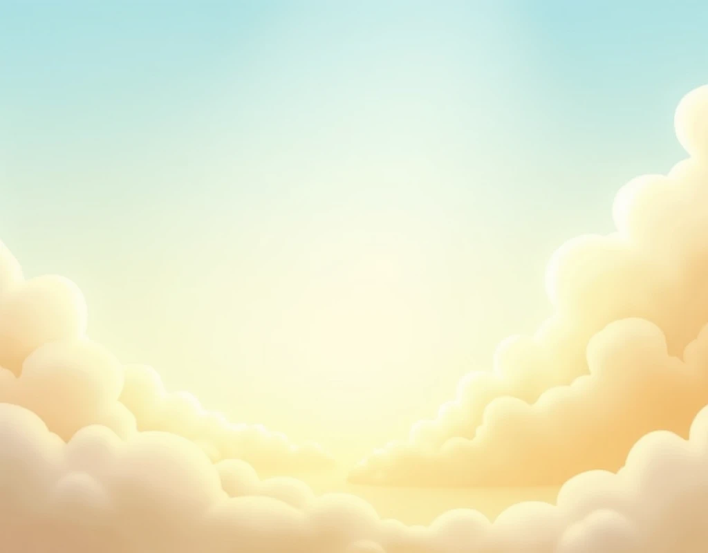 smooth gradient background transitioning from soft sky blue to warm sunlight yellow, subtle light rays and airy white clouds, modern and fresh vector design, clean and uplifting atmosphere
