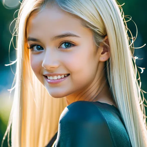 Original photo、(((Extreme beauty portrait)))、((Glowing, fair, beautiful, young skin))、 girl、Cute beautiful baby faced  girl from Prague、((Shiny bright platinum metallic blonde hair))、 super long straight silky hair 、Hair hanging down in front of the face、[...