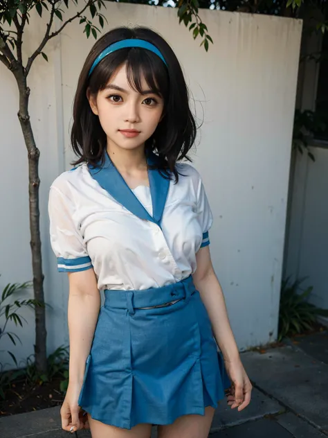 (1 lady), (Best quality at best:1.4), (ultra - detailed), (extremely detailed CG unified 16k), A Beautiful Woman with Perfect Figure: 1.4, Sharp Focus: 1.2, very detailed, High-definition RAW color photo, professional photoshooting, amazing face and eyes, ...