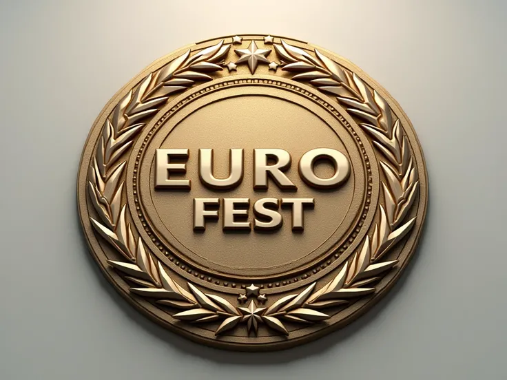 Medal with text "Euro Fest"