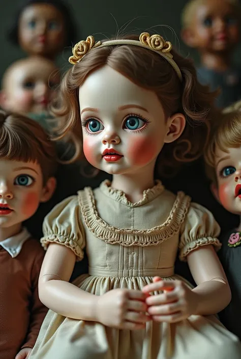 A doll speaks