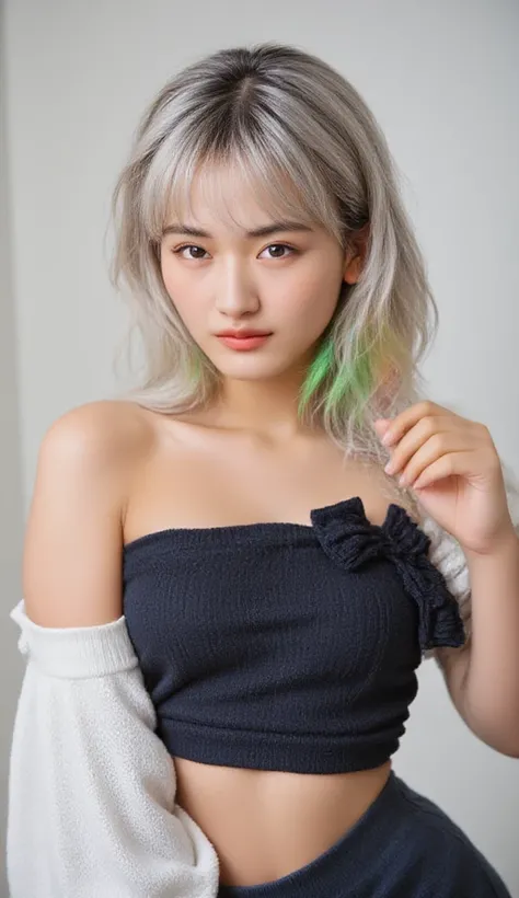  short hair、 WAVE HAIR、 ponytail with one leg、 twin tails、 Bob Hair、 blonde hair 、 Silver Hair、 colorful hair color、 random hair color、 hair accessories 、 headband、 scrunchies、 hairpins、funky fashion、