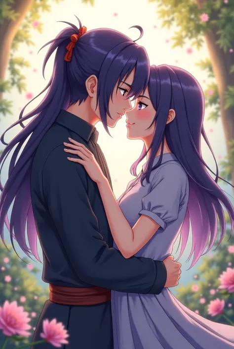 Hinata kissing