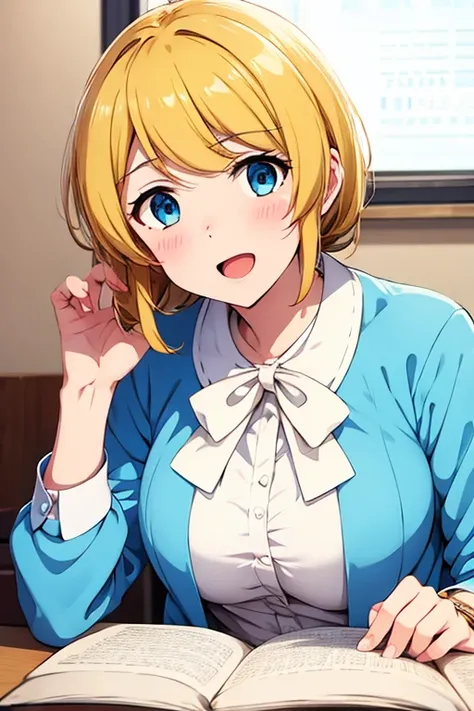 Ellen Baker giving English classes