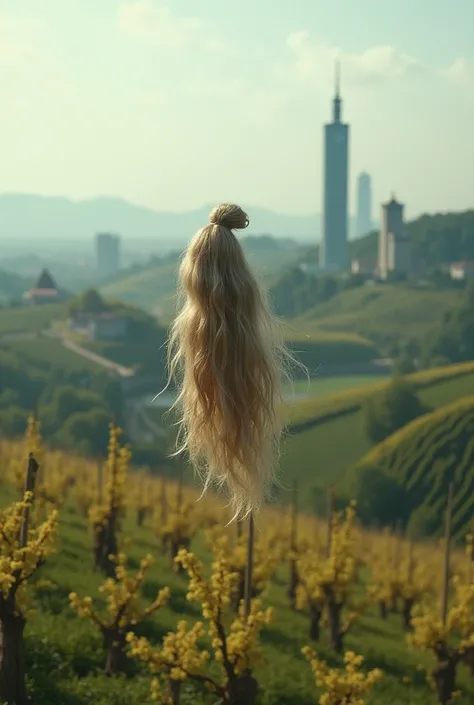 Taiwan、 in the Loire 、A bundle of hair on the side of the photo