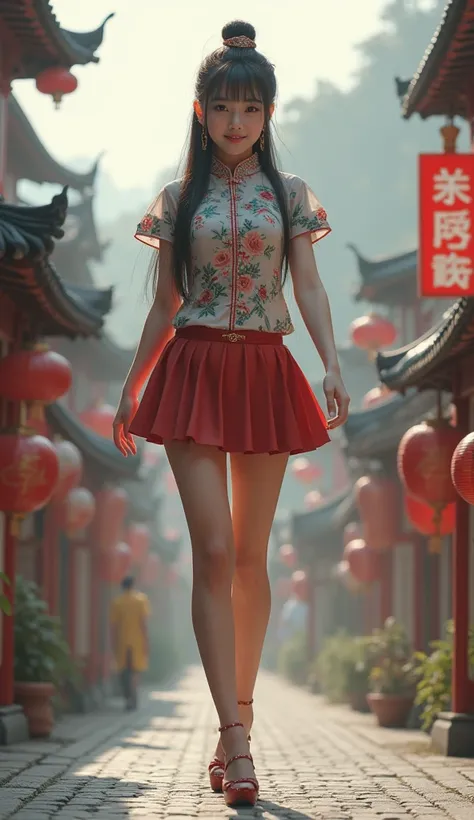  mature女性, The  Beautiful  Wife， mature的wife,   Realistic anatomy  ,high detail,    Ultra HD晰度 ,   Textured Leather , ,  bottom to top view  ,  1 girl,  is unique,   long hair,   and watch the audience  ,  大Chest,   slim figure, Grow tall , 穿着 sexy校服, Ches...