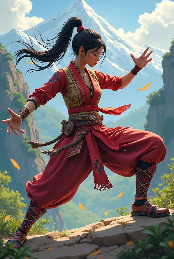 Nepali anime fighter girl
