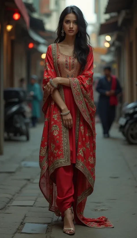   Pakistan's Woman adjusting her heels.
  