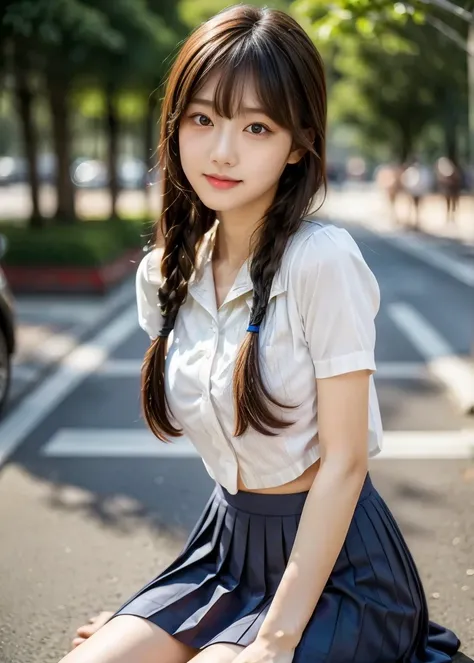  masterpiece,  1 beautiful girl,  delicate eyes ,  Uniform eye size, Purebred face_v1,  top quality in school, Ultra  high resolution, (Reality: 1.4),  Japanese, Korean, very beautiful, Beautiful skin, slim， very sexy , (超Reality), ( high resolution), ( 8,...