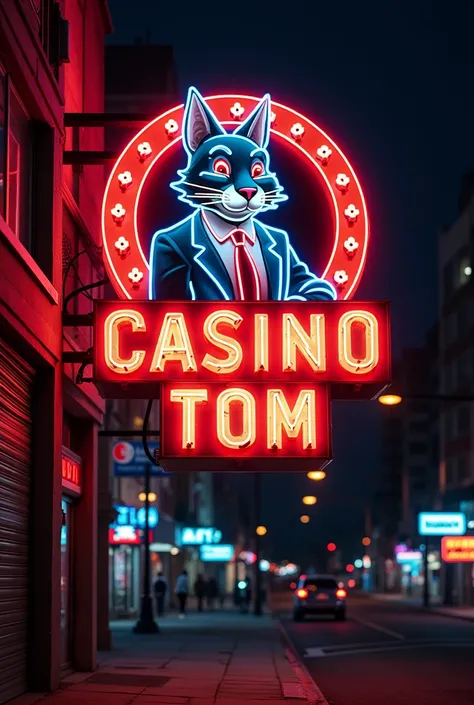 Sign of a casino "casino Tom"