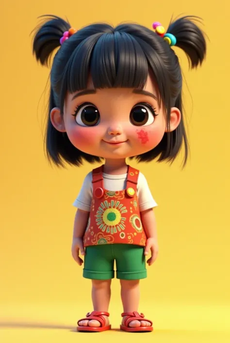 Creating a 3D Pixar-style character of a typical  Filipino girl involves combining cultural elements with the playful and stylized aesthetic characteristic of Pixar animations. Here are some features and characteristics that could define such a character: ...