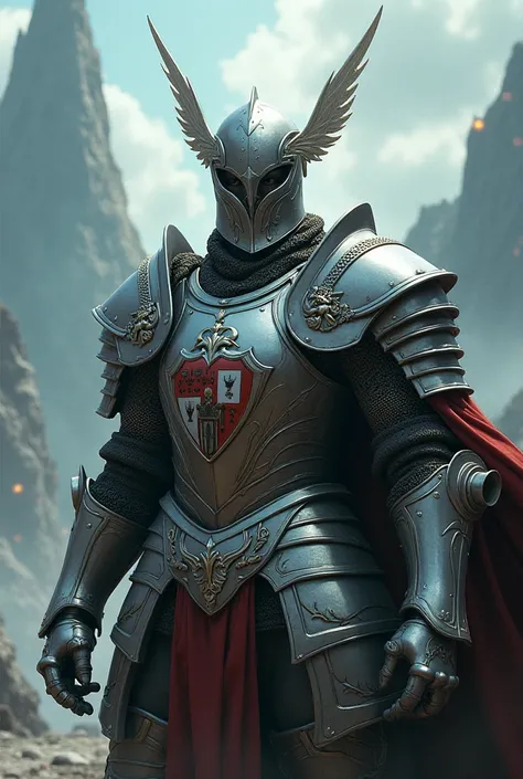 Image of a knight in a video game style