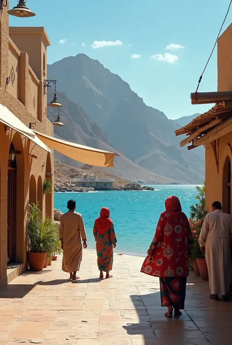 A realistic image from taba,egypt as if i was the one taking it from there