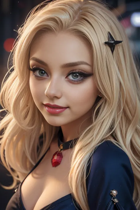 Beautiful girl with long fluffy blonde hair , long fluffy blonde hair , Trends at CG Society, Digital art, (Rostro Marilyn Monroe:0.9) beautiful blonde girl, modelo blonde , rubio, blonde  , Photo of a beautiful ager , Nice smile , cute makeup , blue eye s...