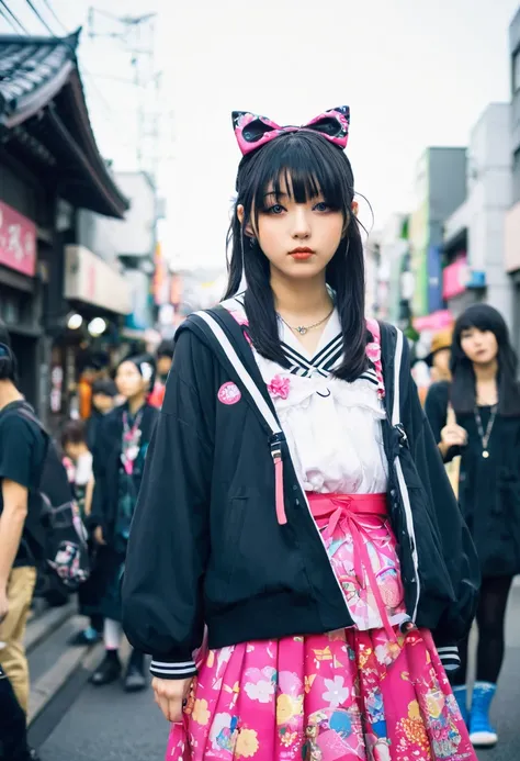 real,japanese girl,harajuku style,