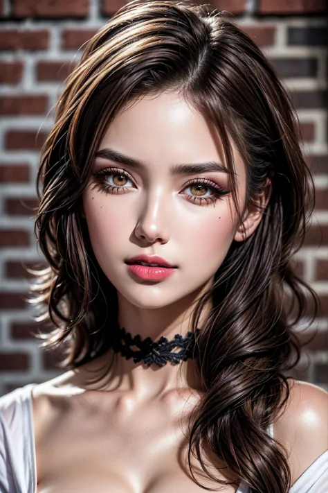 Realistic (photorealistic Realism), (high resolution), ((intricately detailed digital art)), professional photography, ((portrait)) a cute 1 Female, European, (ultra realistic texture details: velvety skin, hair),(close-up eyes:1.3),((sharp focus, not blur...