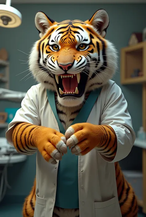 Saber-toothed tiger dentist  