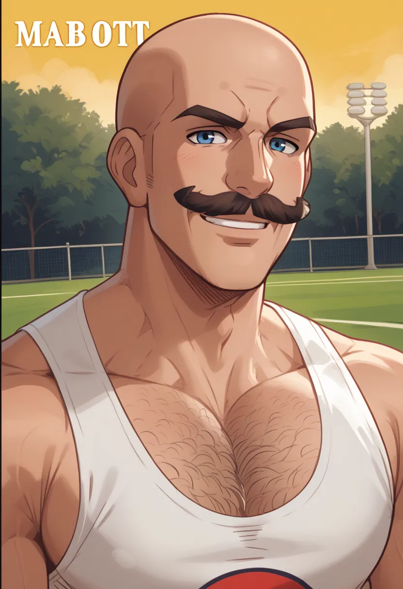 safe_pos, safe_pos, score_9, score_8_up, score_7_up, rating_nsfw, ultra hd, absurdres, masterpiece, best quality, best aesthetic, solo, 1boy, male focus, erotic, mature male, Expressiveh, wolfconf,

JabAngus, facial hair, handlebar mustache, bald with red ...