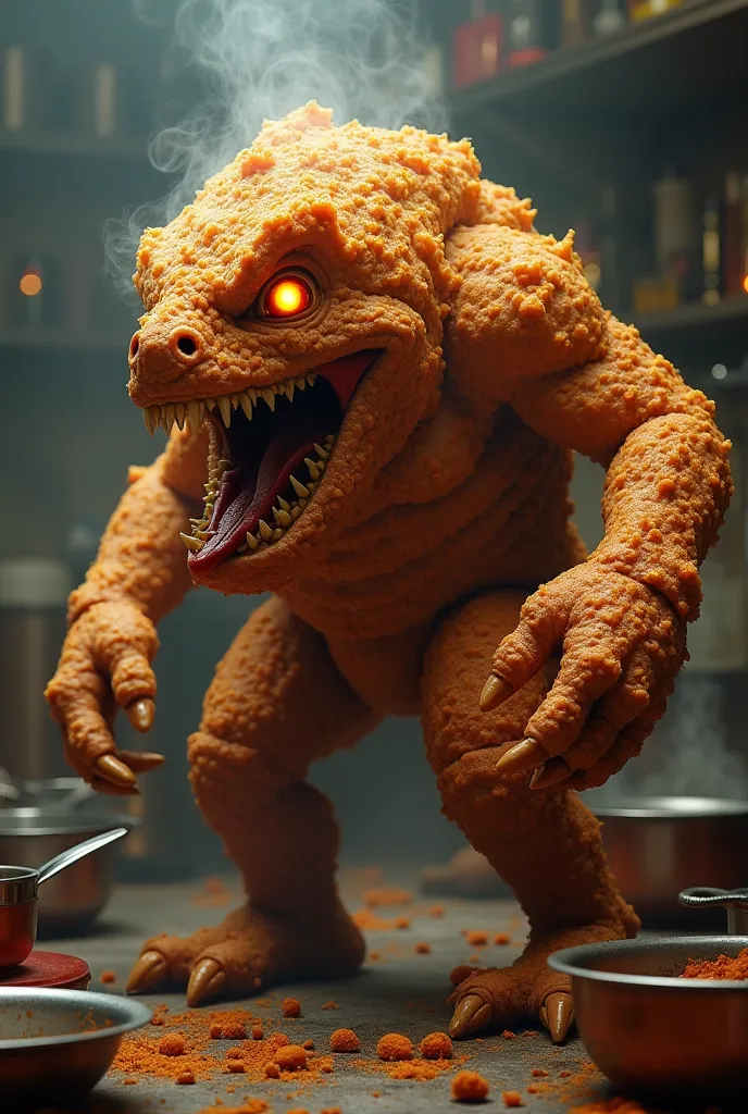 spicy fried chicken monster