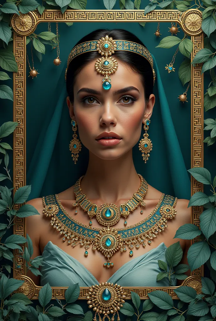 I want a poster for azza Fahmy jewellery collection named spirit of the Nile 