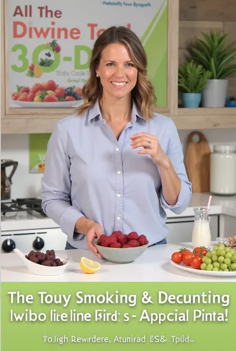 Create a demonstration and solution video for an ebook about a 30-day plan with healthy recipes and natural shakes and even more ,You have to talk to the customer and the ebook costs 8 dollars